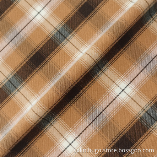 21S Yarn Dyed Plaid Flannel Fabric for Shirt